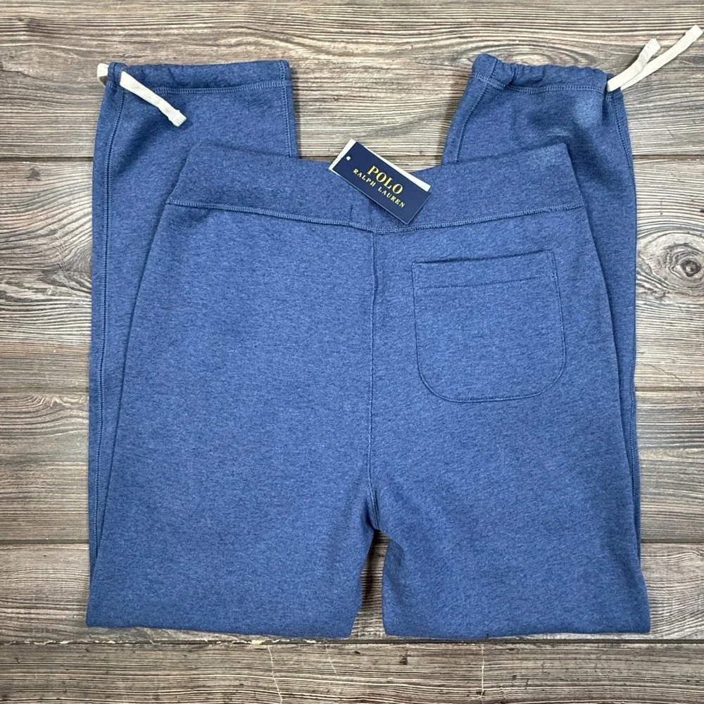 Polo Ralph‎ Lauren Men Size Small Sweatpants Navy Heather Fleece Joggers NWT NEW